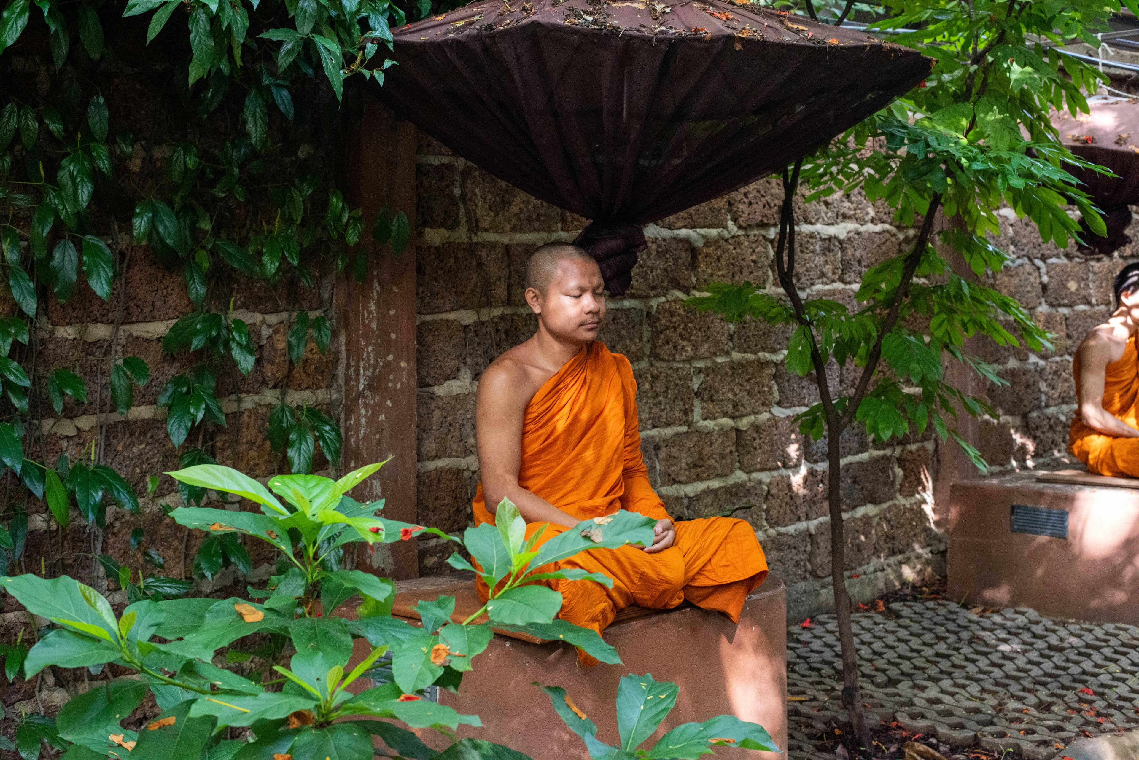 Monks gathering